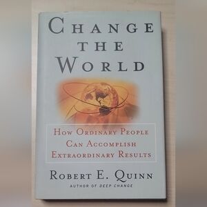 Change The World Self Help Book Robert E. Quinn 📘HARDBACK  272pages